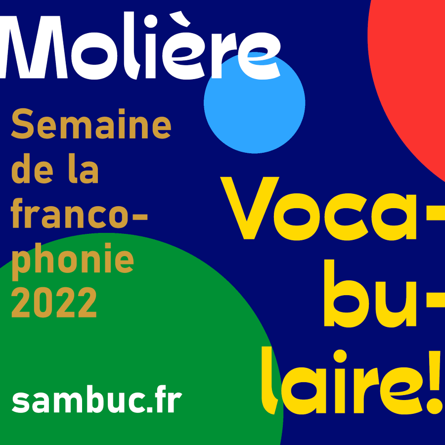 Logo de l'application : Molière, Vocabulaire !.
